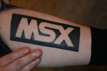 MSX tattoo
